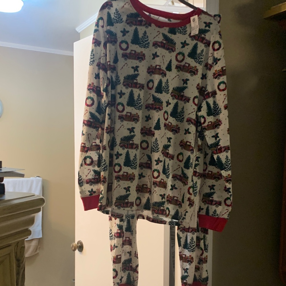 New with tag Festive womens Pajamas with Red Accents